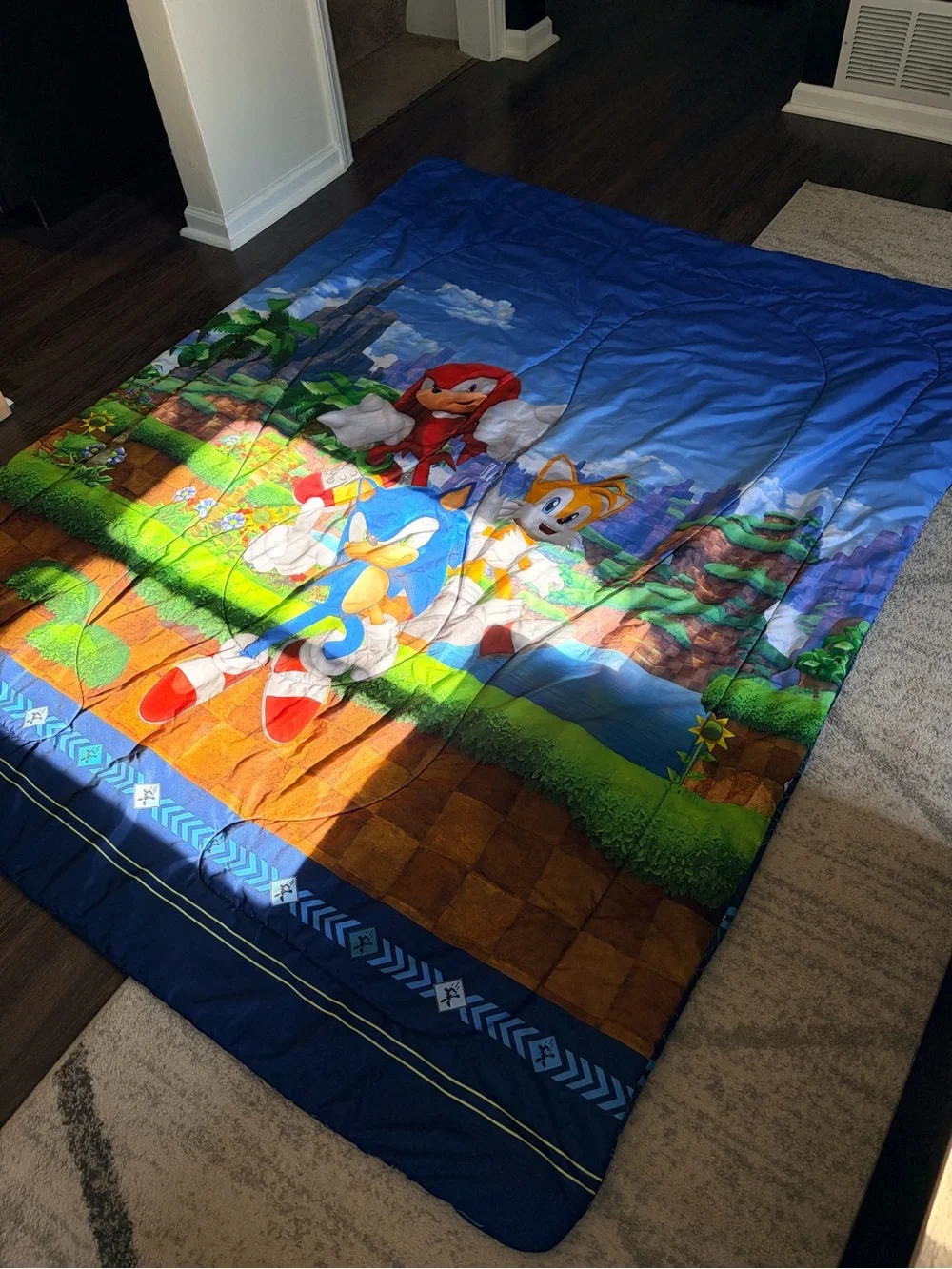 Sonic The Hedgehog Kids Bedding Set